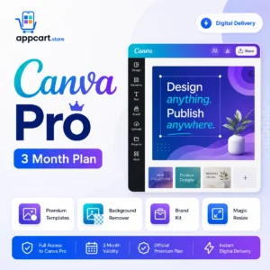 Canva Pro 3 Month Plan – Premium Design Access