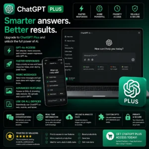 ChatGPT Plus with 20-Day Warranty
