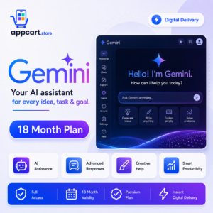 Gemini AI 18 Month Plan – Premium AI Assistant Access